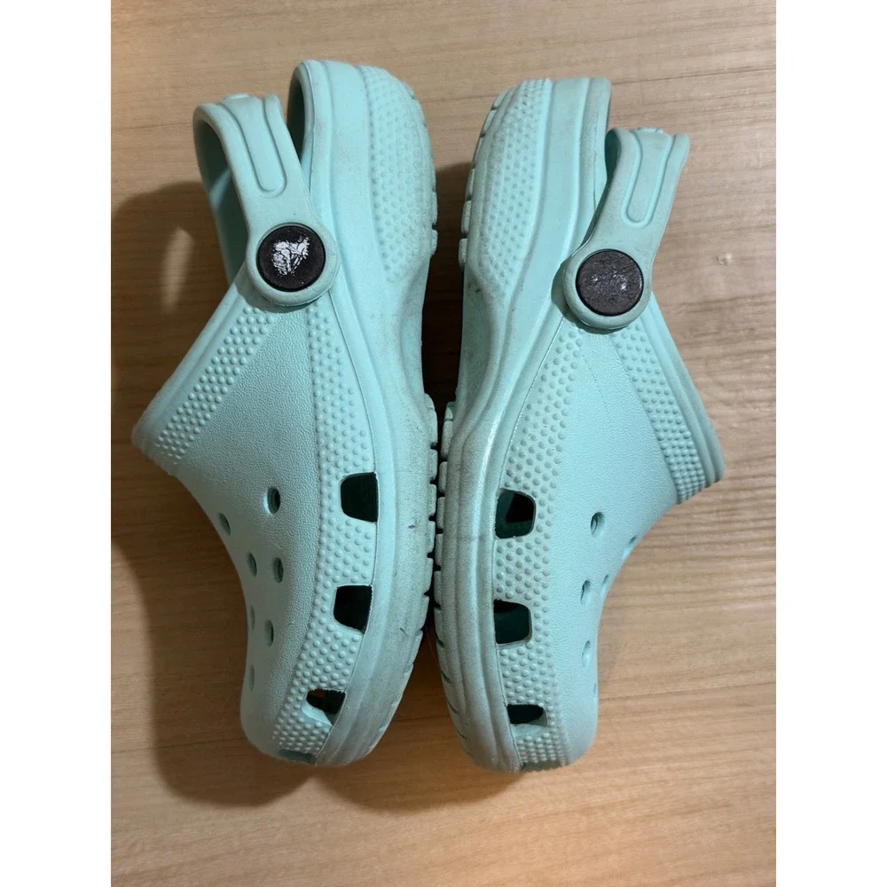 Crocs Classic Clog Light Blue C10 Kids Slip On Water Shoe Comfort Toddler